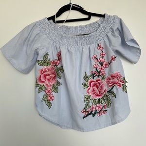 LF off the shoulder blouse